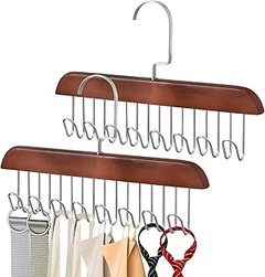 Soluciones poco convencionales para organizar cinturones y corbatas