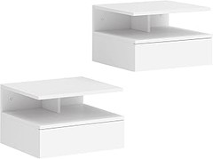 Las mejores opciones para comprar mesillas de noche con almacenaje oculto