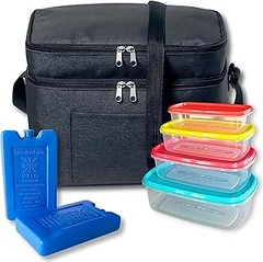 Explora los mejores organizadores de comida y bebida para viajar en familia