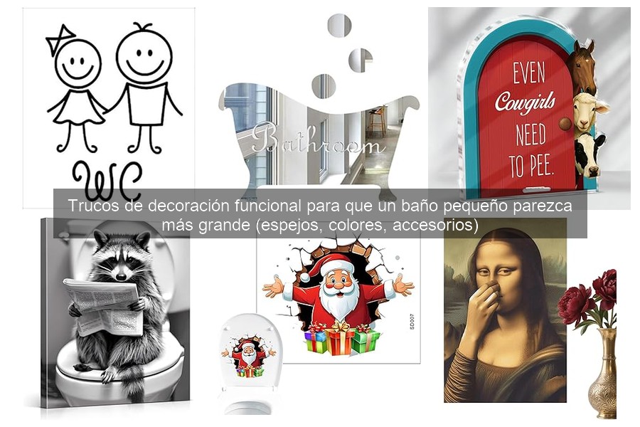 Accesorios funcionales para maximizar baños pequeños