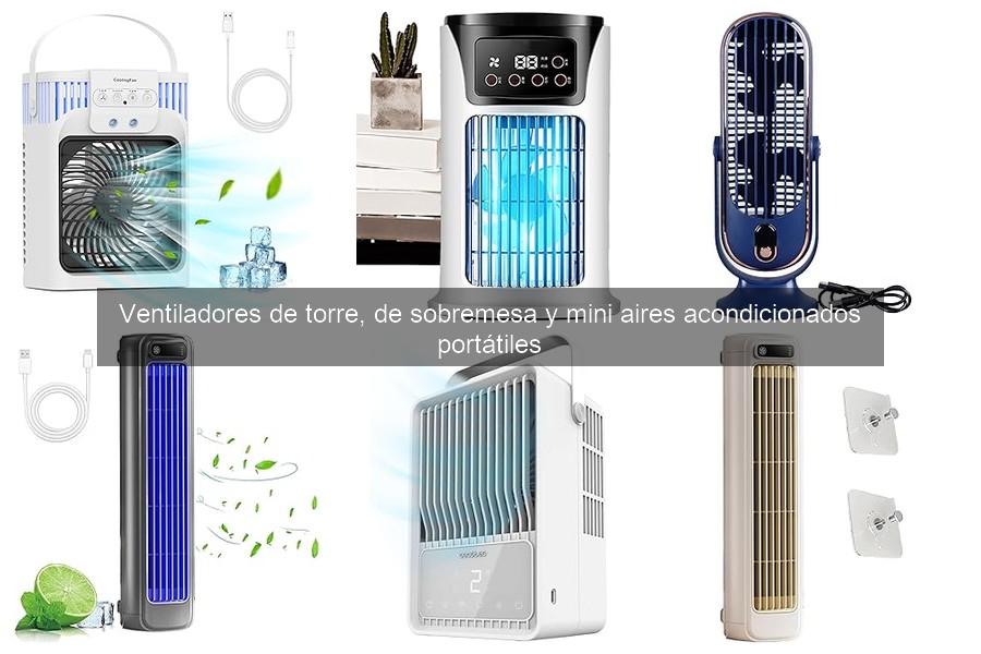 Accesorios recomendados para ventiladores de torre y portátiles