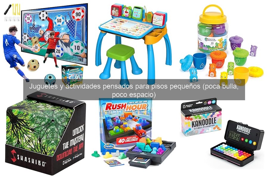 Actividades de entretenimiento en interiores para espacios pequeños