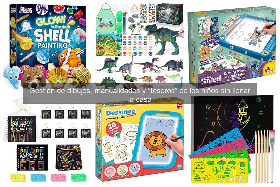 Almacena los dibujos de tus hijos: 5 alternativas creativas