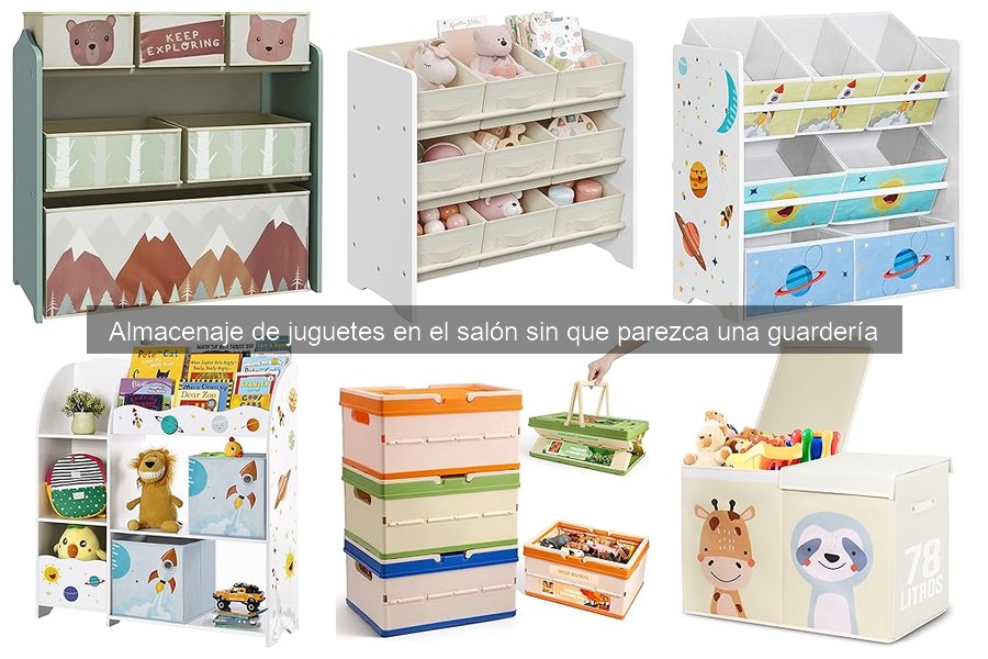 Almacenaje de Juguetes para Salones Pequeños: Mejores Productos