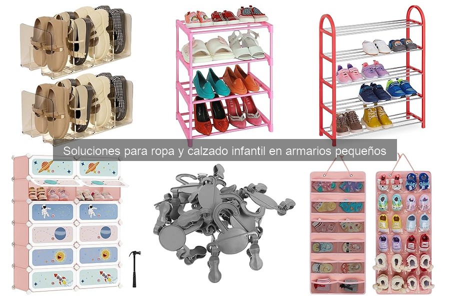 Almacenamiento vertical para ropa infantil en armarios pequeños
