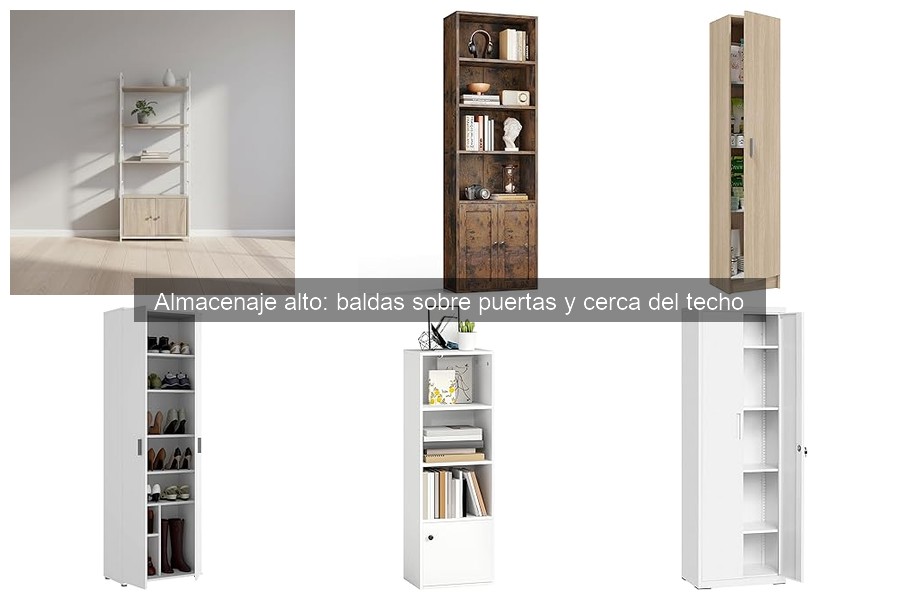 Alternativas a baldas sobre puertas para el almacenaje