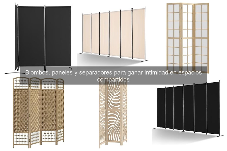 Alternativas a Biombos para Privacidad en Espacios Compartidos