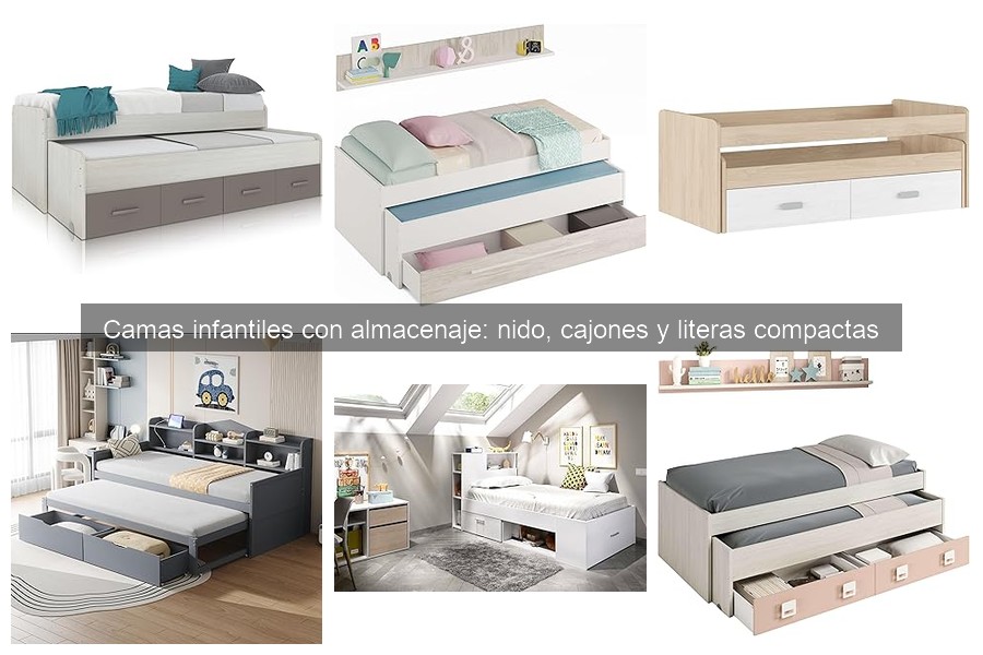 Alternativas a camas infantiles con almacenaje