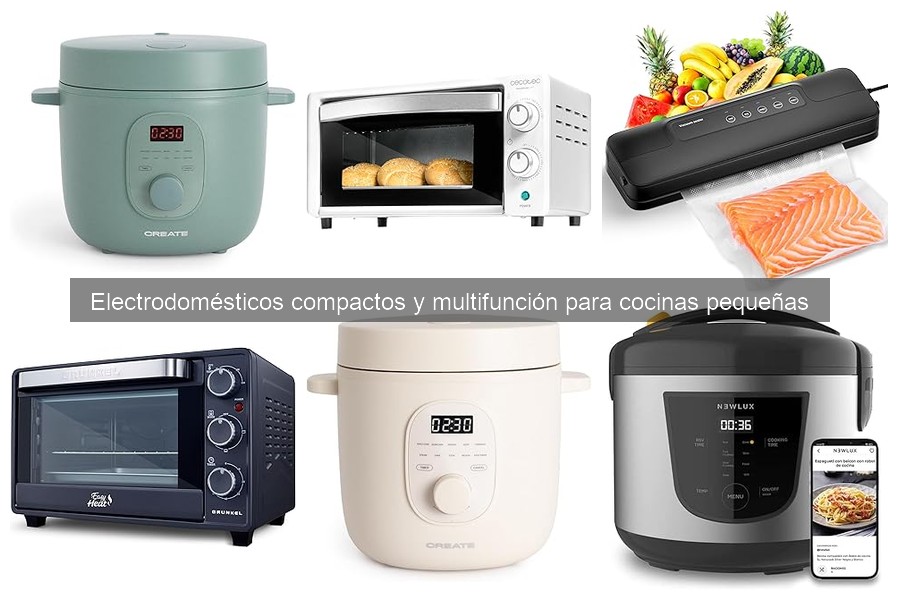 Alternativas a electrodomésticos multifunción para cocinas pequeñas