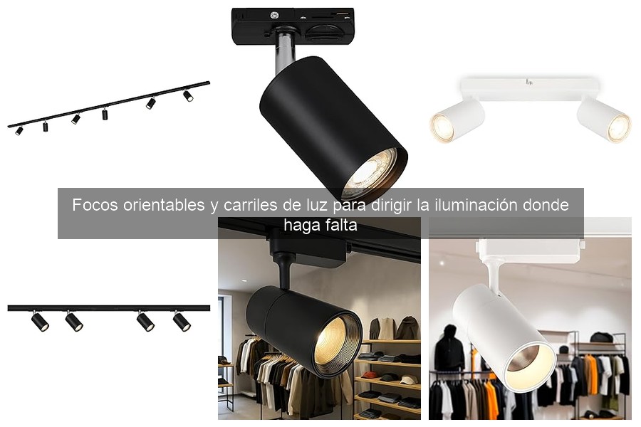 Alternativas a Focos Orientables para Iluminación Dirigida