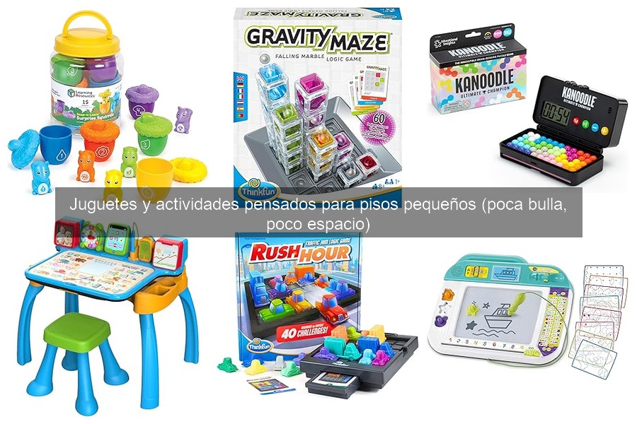 Alternativas a Juguetes Grandes para Pisos Pequeños