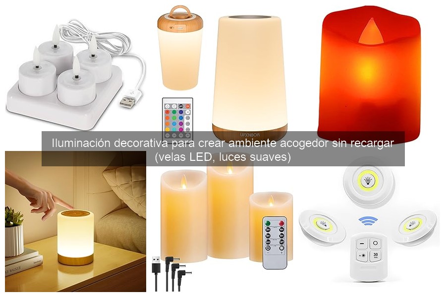 Alternativas a la iluminación decorativa para ambientes acogedores