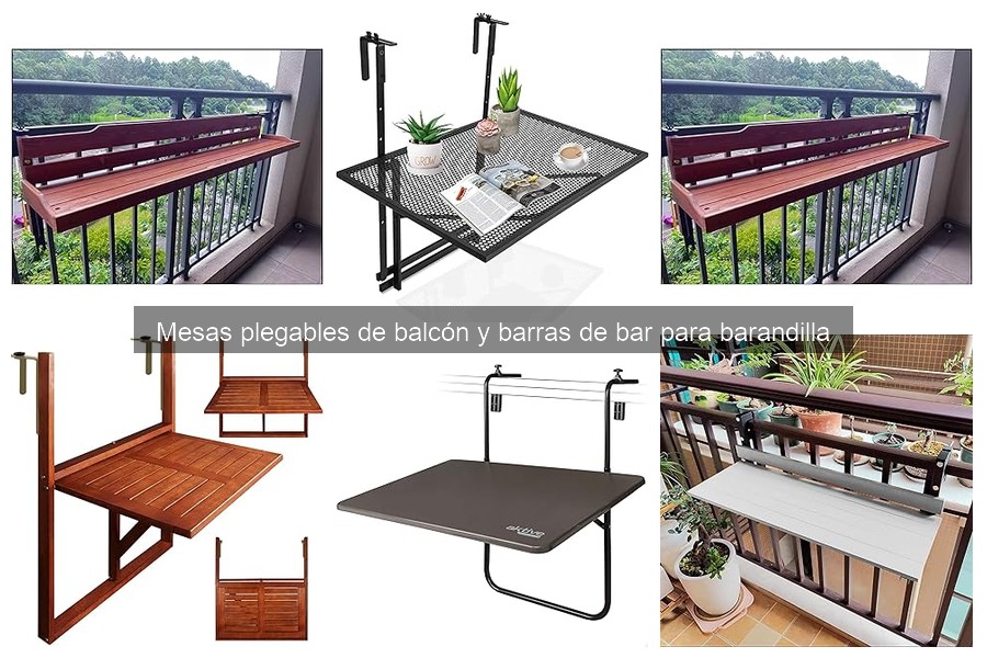 Alternativas a las mesas plegables de balcón: ¿Qué elegir?