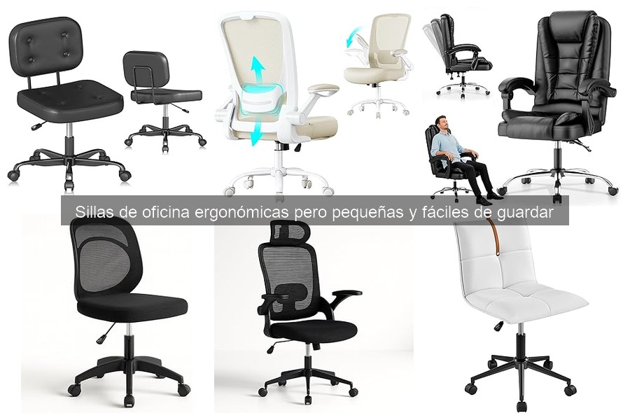 Alternativas a las sillas de oficina pequeñas y ergonómicas