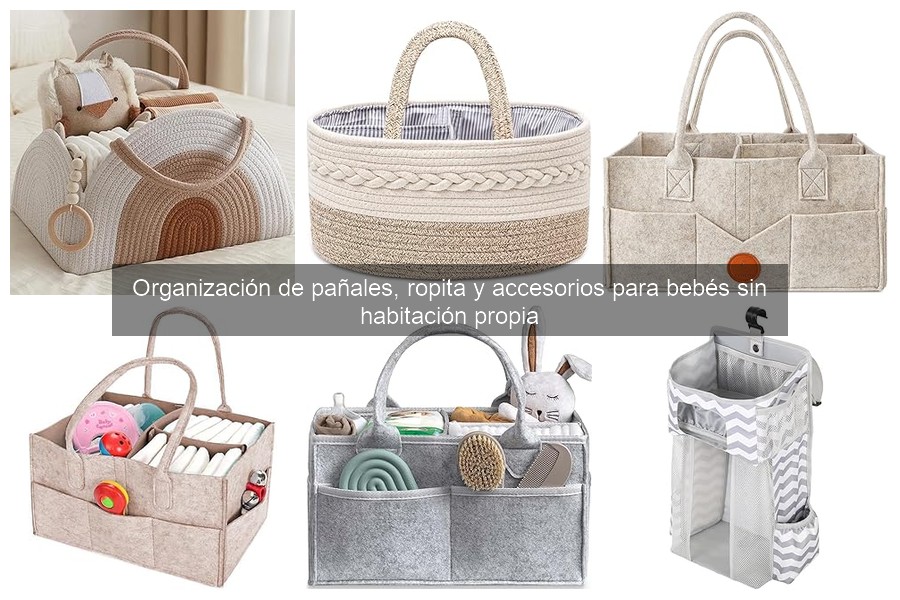 Alternativas a los organizadores de pañales para bebés
