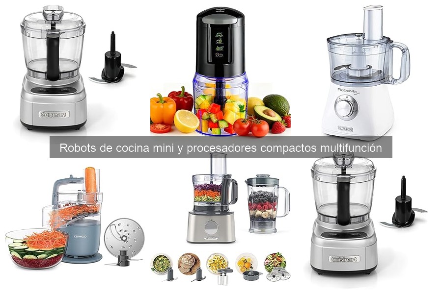Alternativas a los robots de cocina mini: opciones manuales y eléctricas