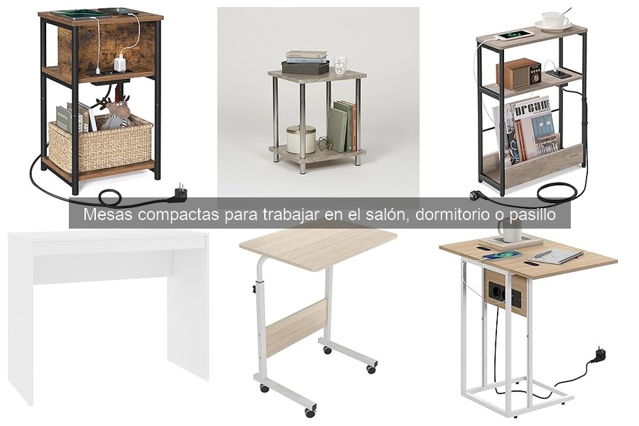 Alternativas a mesas compactas en espacios pequeños