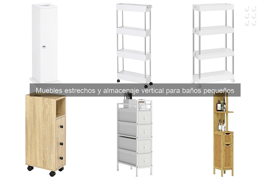 Alternativas a Muebles de Baño Estrechos en Espacios Pequeños