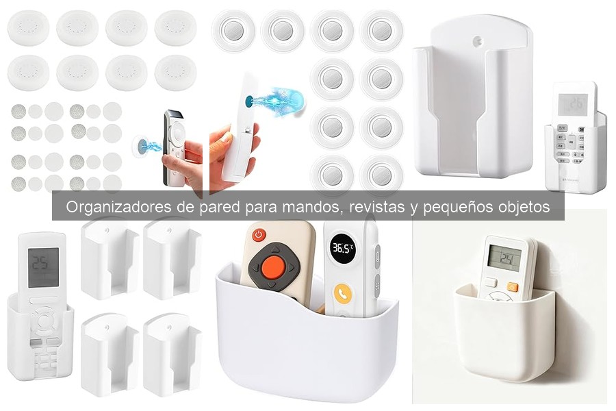 Alternativas a organizadores de pared para mandos y objetos