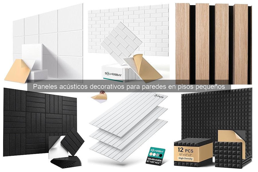Alternativas a Paneles Acústicos Decorativos para Pisos Pequeños