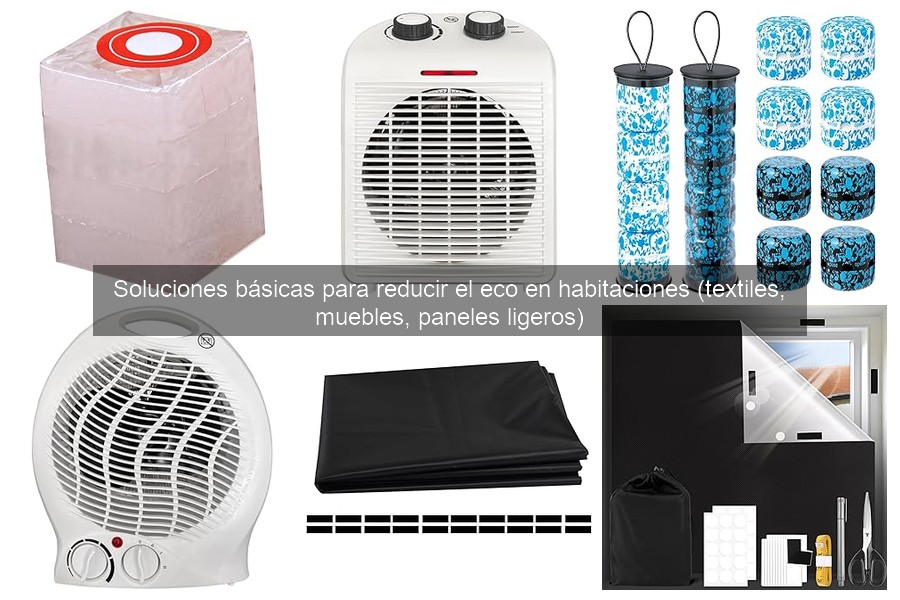 Alternativas a paneles acústicos para reducir el eco en casa