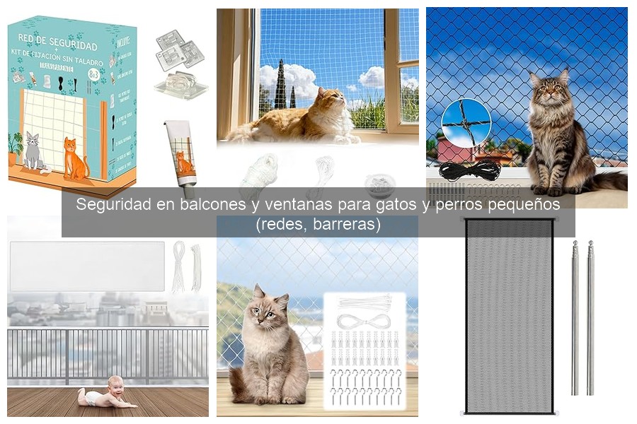Alternativas a redes de seguridad para mascotas en balcones