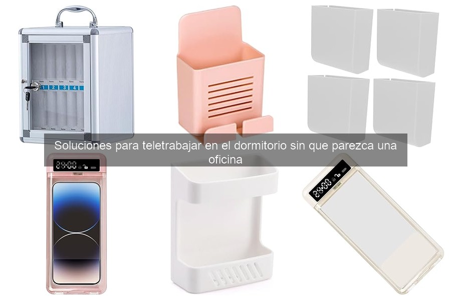 Alternativas al escritorio en el dormitorio para teletrabajar