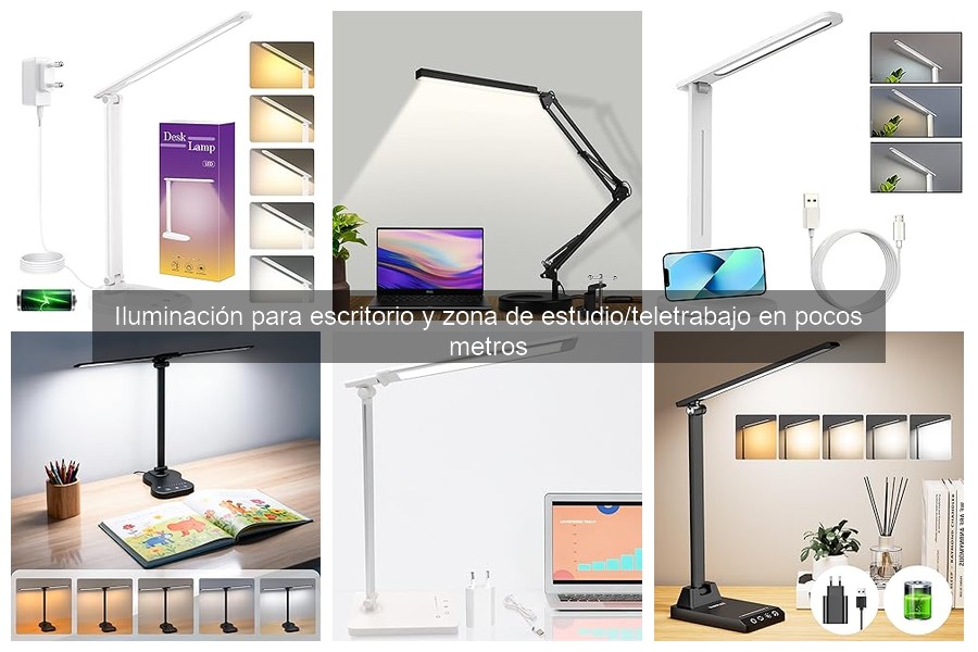 Alternativas Creativas a Lámparas de Escritorio en Espacios Pequeños