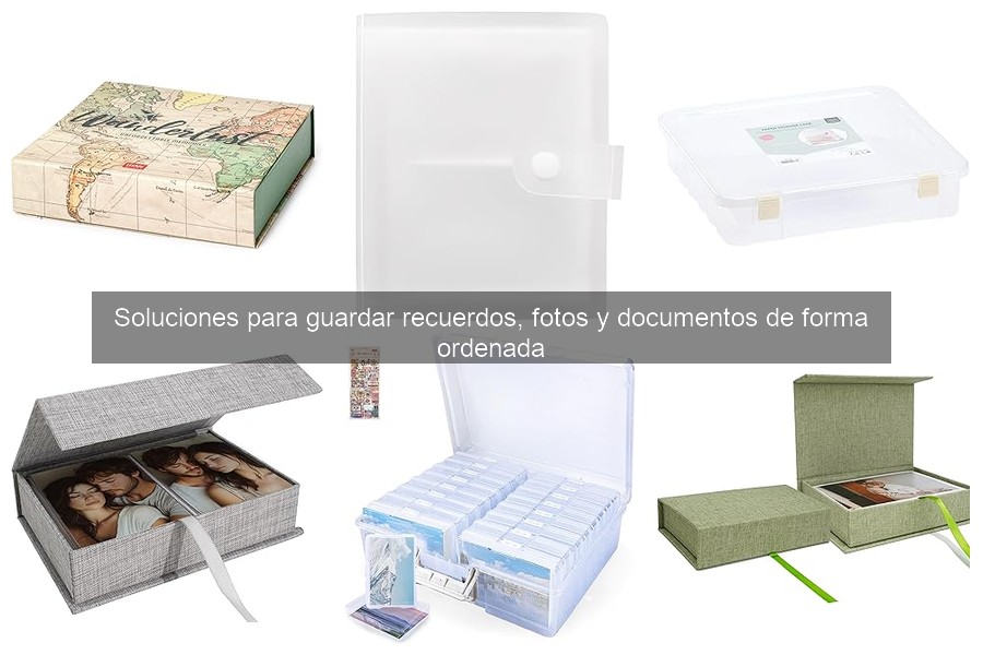Alternativas creativas a las cajas de almacenamiento de fotos