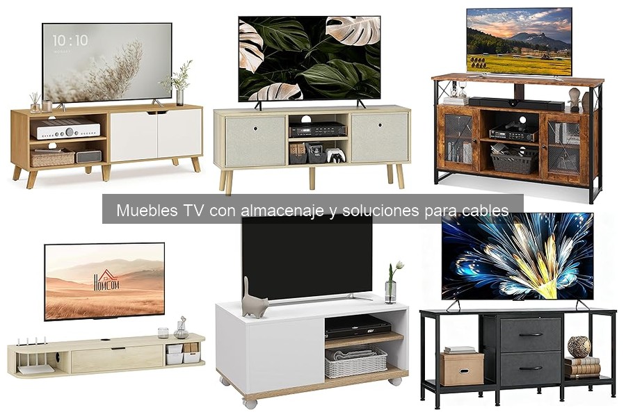 Alternativas creativas a muebles TV con almacenaje