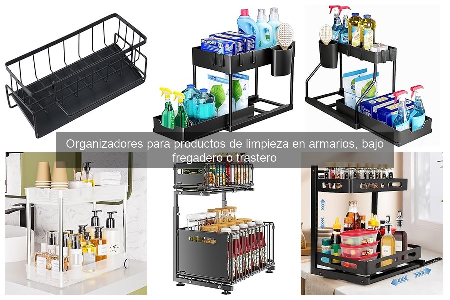 Alternativas creativas a organizadores de limpieza convencionales