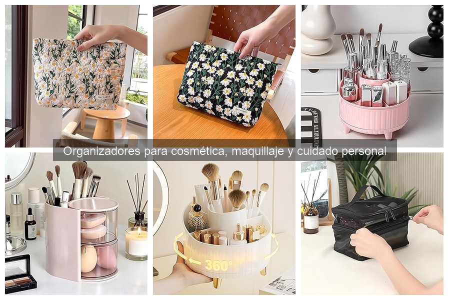 Alternativas creativas a organizadores de maquillaje