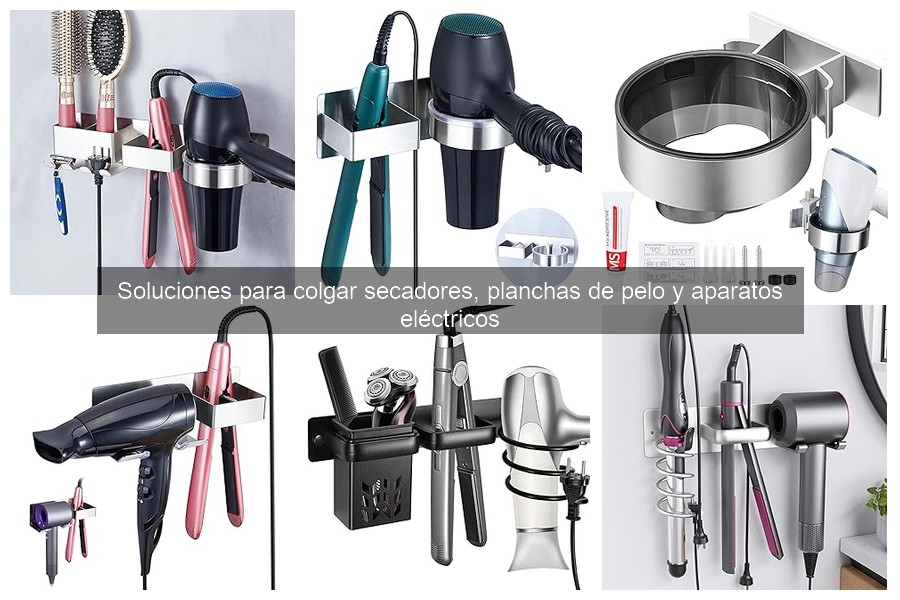 Alternativas Creativas para Colgar Secadores y Planchas