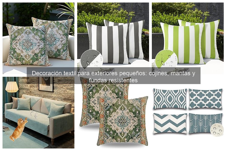 Alternativas eco-amigables en decoración textil para exteriores