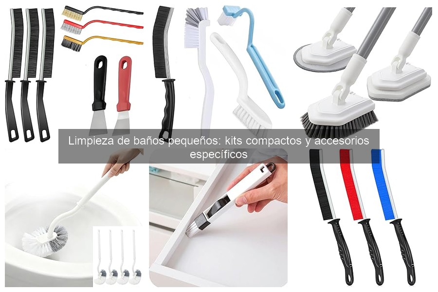Alternativas efectivas a kits de limpieza para baños pequeños