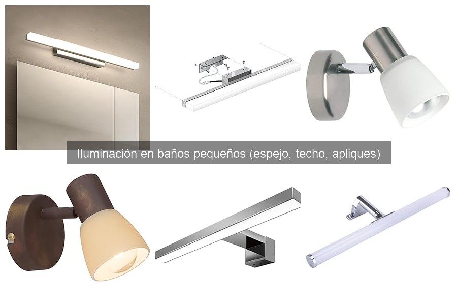 Alternativas innovadoras para iluminar baños pequeños