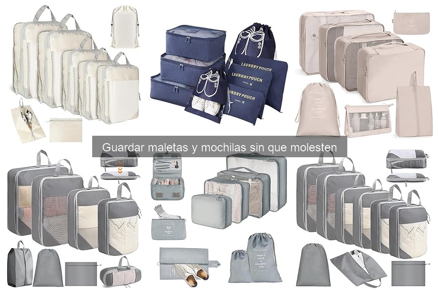 Alternativas innovadoras para organizar maletas y mochilas