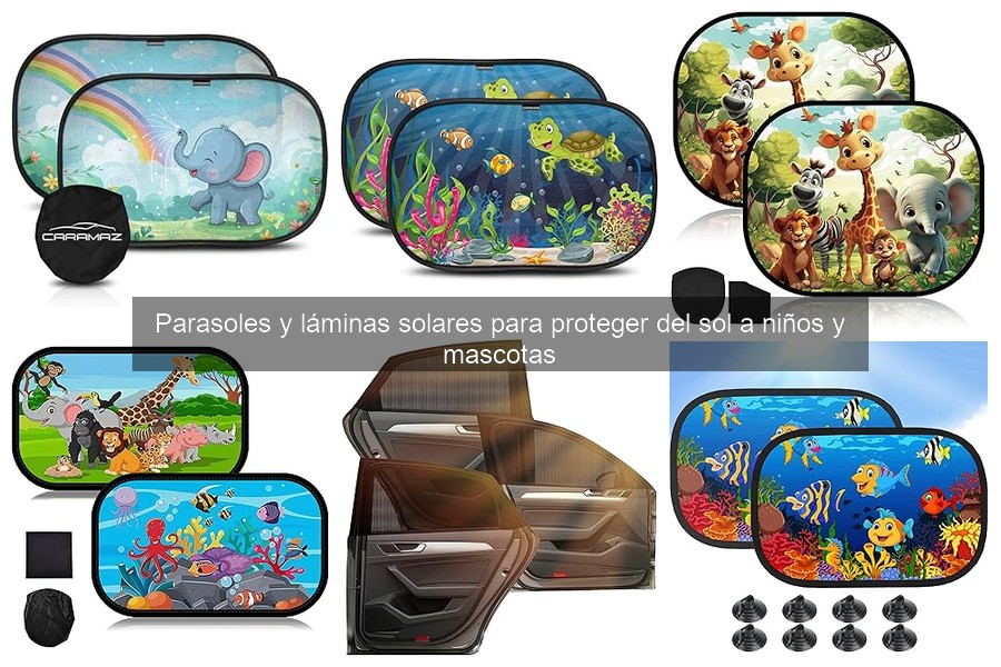 Beneficios de parasoles y láminas solares para niños y mascotas