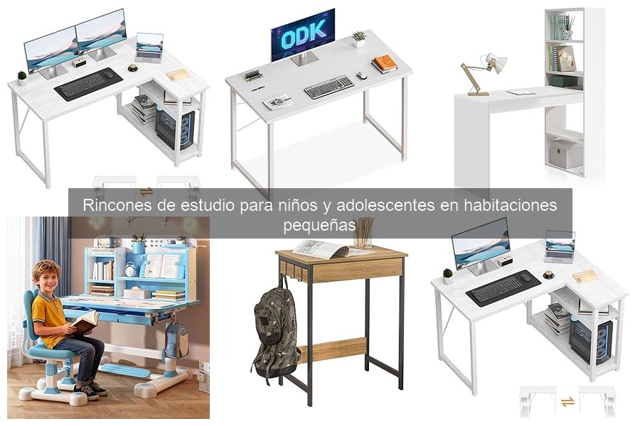 Beneficios de un rincón de estudio para niños en espacios pequeños