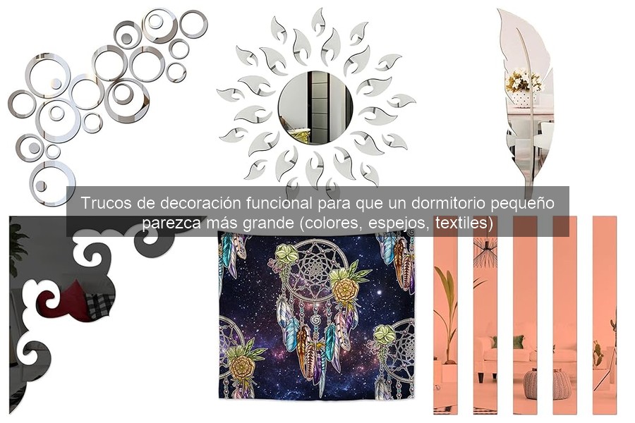 Beneficios de usar espejos en dormitorios pequeños