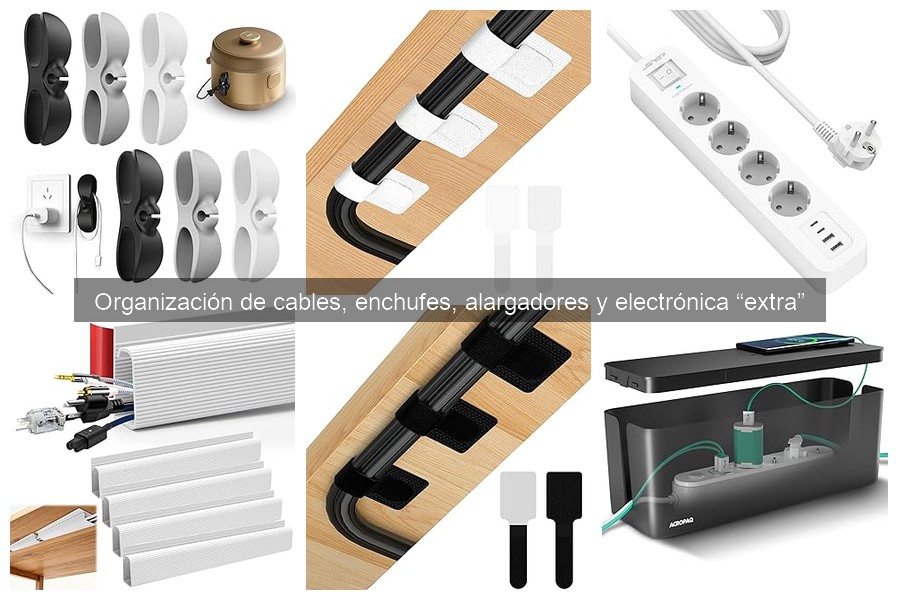 Beneficios de usar organizadores de cables en casa