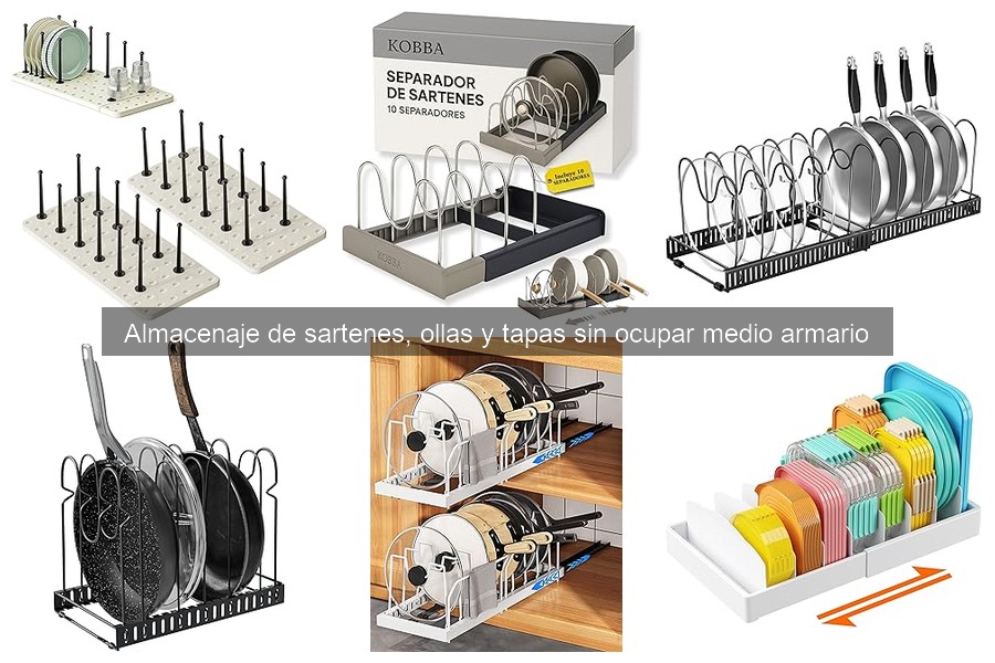 Beneficios de Usar Organizadores de Sartenes en la Cocina