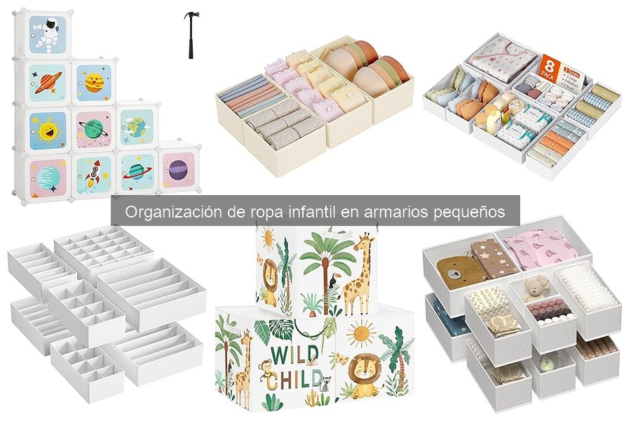Beneficios de usar organizadores para ropa infantil