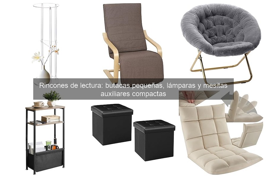 Butacas pequeñas ideales para rincones de lectura