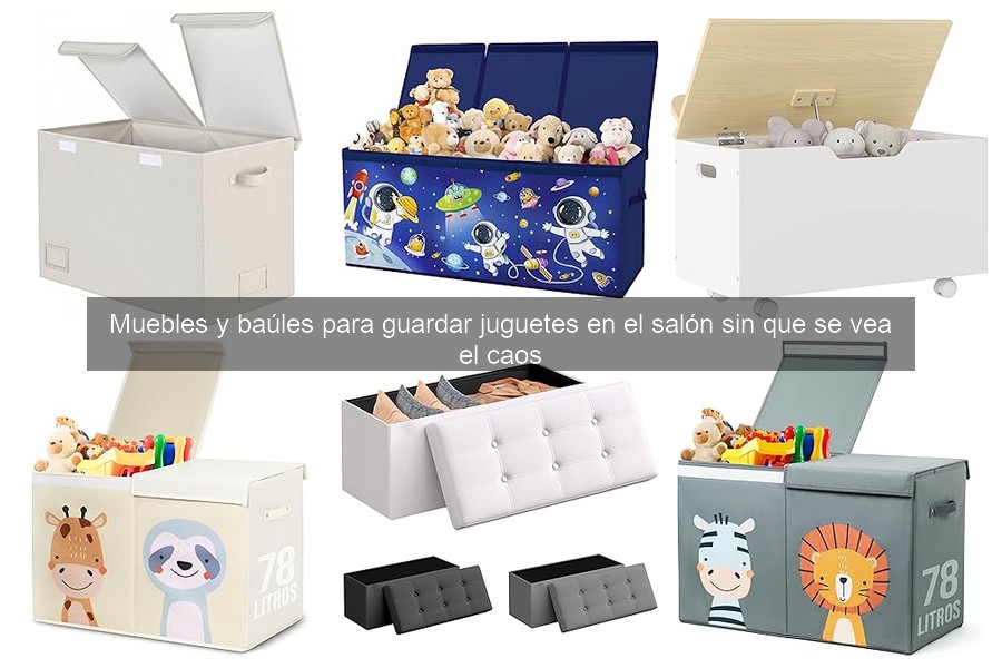 Características clave de un buen baúl para juguetes