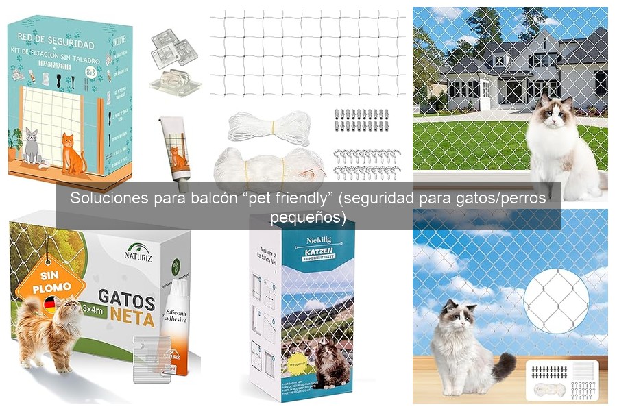 Características clave de un cerramiento para balcones pet friendly
