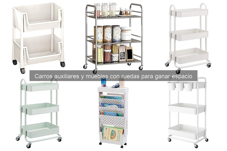 Carros Auxiliares y Muebles con Ruedas: Definición y Tipos