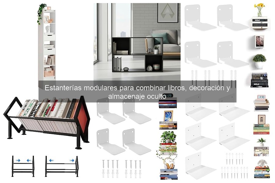 Casos de Éxito: Estanterías Modulares para Decorar Espacios Pequeños