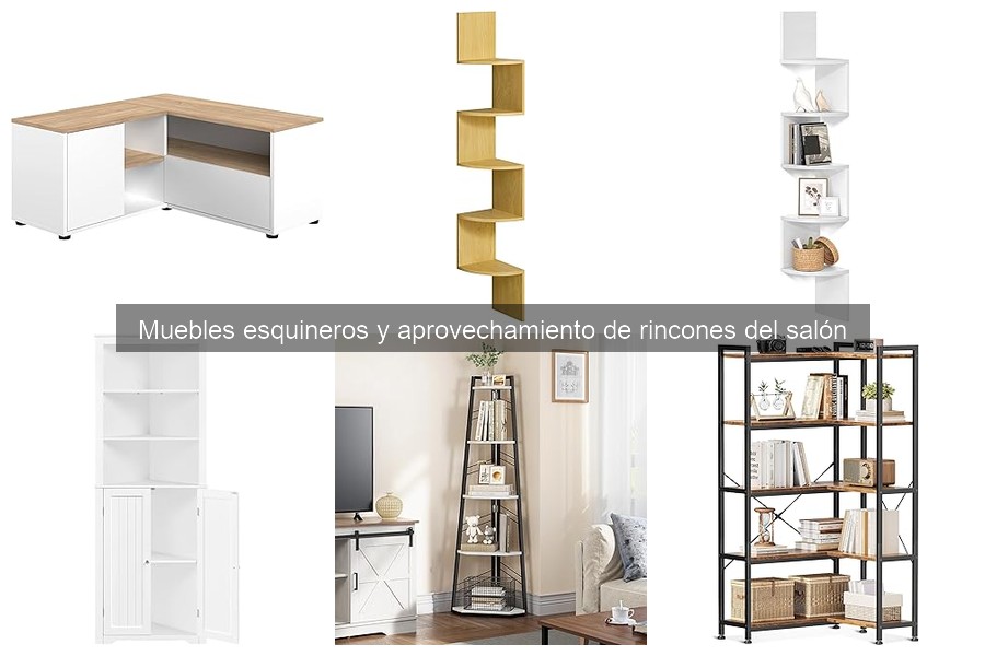 Combina muebles esquineros para un salón armonioso