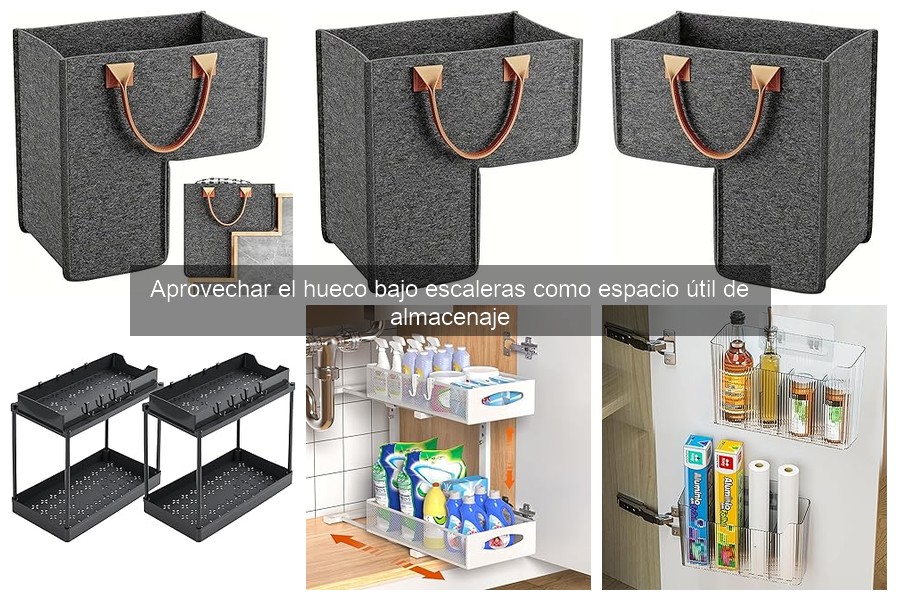 Cómo Aprovechar el Espacio Bajo la Escalera para Almacenaje